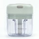 thumbnail image 1 of Mini procesador de alimentos eléctrico, picador de ajo inalámbrico, cortador de carne y verduras, picadora portátil inalámbrica, rebanador de alimentos y picador potente (250ml verde) KAUKKO KKS15-Verde, 1 of 5