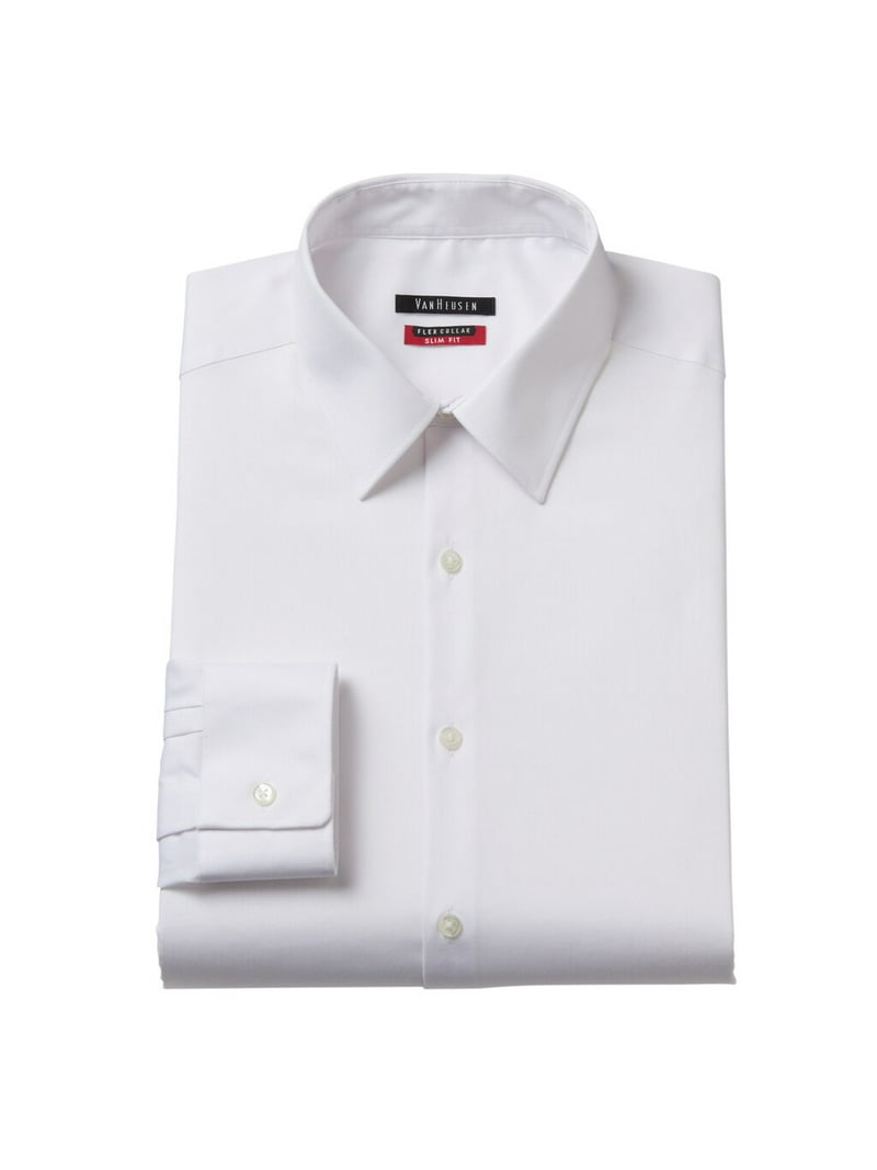 Van Heusen Mens Dark Blue Stripe Flex Stretch Long Sleeve Button-Up Shirt  XL3435 - Walmart.com