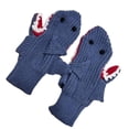 thumbnail image 4 of Guantes de invierno Yuyangstore para hombres mujeres niños, Guantes de punto clima frío, 4 of 8