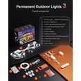 thumbnail image 3 of Lumary Permanent Outdoor Lights, 100FT 60, LED RGBAI Smart Eave Lights, WLED Integrated, Dual-Port Output, 32-Zone Control, IP67, White, 3 of 11
