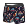 thumbnail image 2 of Wukai Mushroom Doodle Print Men’s Underwear Breathable Boxer Briefs,&nbsp;Moisture Wicking & Breathable-Large, 2 of 7