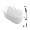 thumbnail image 1 of Sterling KB-95334-T4200 Freestanding Bathtub Kit, White, 1 of 7