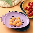 thumbnail image 2 of RKSTN Fruit Tray and Drain Tray Fruit Drainage Tray Double-Layer Plastic Drainage Basket Household Dining Table Fruit Snack Washing Fruit Kitchen Gadgets, 2 of 2