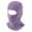 Light Purple, variant on Balaclava for Winter with Single Hole Design and Fleece Lining for Ear Protection and Warmth in Knitted Fabric for Motorcycle Riding and Skiing Use Red