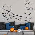thumbnail image 3 of shyuyusa 3D Led Glow In The Dark Bats Wall Decals - Halloween Window Stickers For Indoor Outdoor Party Garage Decoration With Adhesive Pvc Material-With Lights, 3 of 8