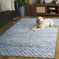 thumbnail image 5 of SAFAVIEH Malibu Lorenzo Geometric Polyester Machine Washable Area Rug, Grey/Aqua, 8' x 10', 5 of 13