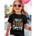 thumbnail image 6 of 1Pc Black Girls Funny 2nd Grade Print Design - Daily Casual And Back To School T-Shirt, Soft Cotton, Slightly Stretchable, Suitable For Spring, Summer, And Autumn, Machine Washable, Best Gift For Kid, 6 of 6