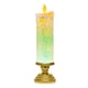 thumbnail image 2 of Vela Led Navideña, Llama de Cristal Colorido, Sin Cera, Fácil de Usar, Luz Cálida para Decoración Del Hogar, Perfecta para Fiestas Navideñas, Funciona con Pilas, Tamaño 26 X 8 Cm, 2 of 4