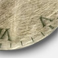 thumbnail image 3 of Designart « Style Ancien en Papier Antique » Horloge Murale de Ferme, 3 of 6