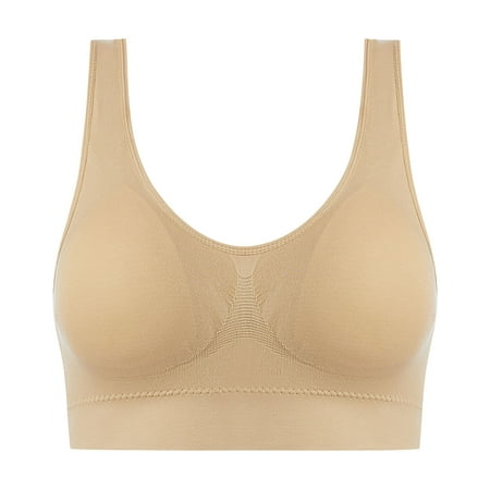 Hvot&aat Women s Comfort Revolution Wireless Bras Full-Coverage Wirefree T-Shirt Bra Underarm-smoothing Wide Straps Bras