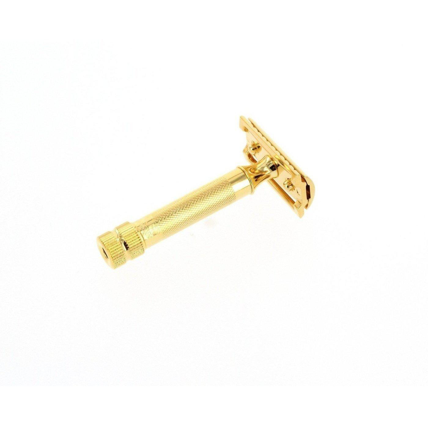 Merkur 34G Heavy Duty Classic Safety Razor, Gold