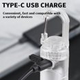thumbnail image 4 of USB LED Mini Linterna Tipo-C Recargable 1500mAh IPX4 Impermeable (S30B LED) Hugtrwg Para estrenar, 4 of 7
