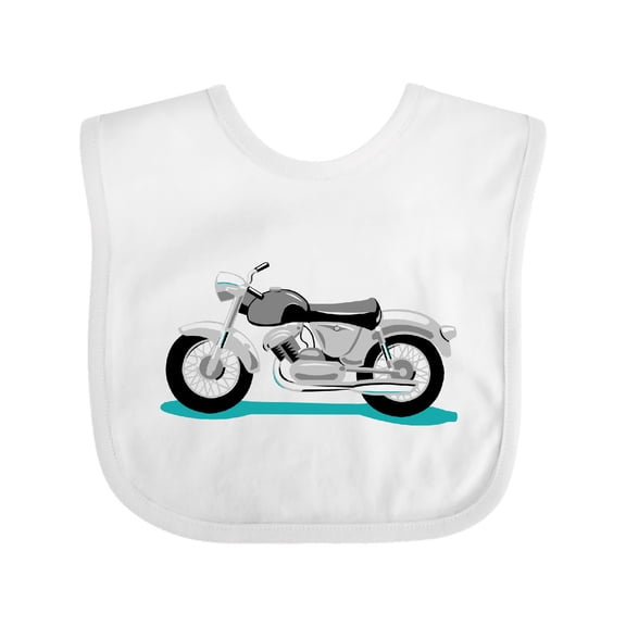 Inktastic Motorcycle Boys or Girls Baby Bib