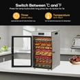 thumbnail image 4 of Panana Food Dehydrator Machine Dryer for Jerky: Stainless Steel Dehydrater for Fruit Herb Meat Dog Treats- Food Drier for Meat Beef Dehydration (18 trays), 4 of 7