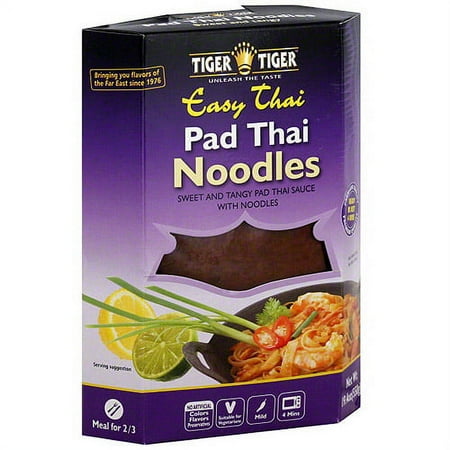 Tiger Tiger Easy Pad Thai Sauce With Noodles, 19.4 oz (Pack of 6)