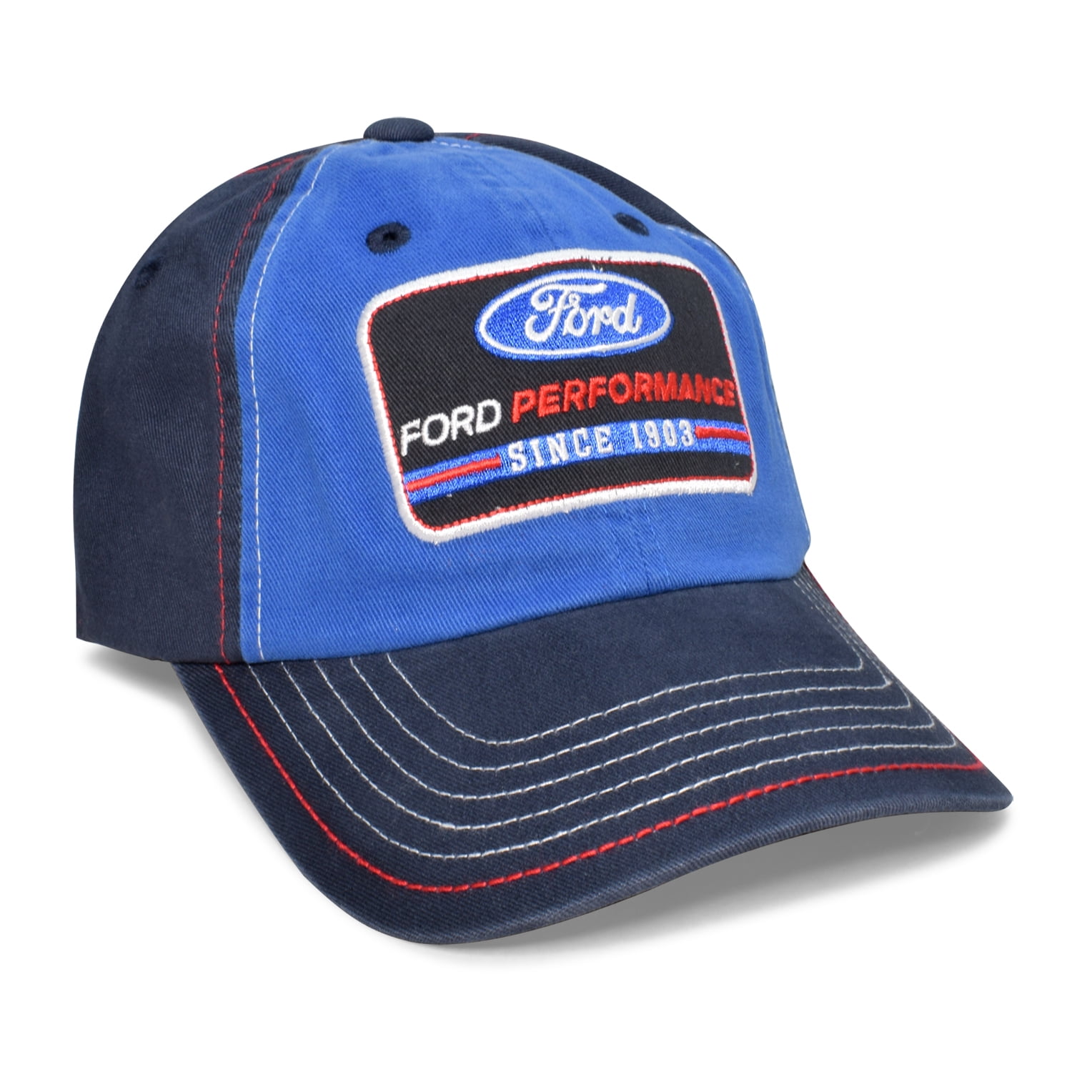 Blue Front and Black Sprots Baseball Cap for Ford Performance Walmart