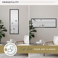 thumbnail image 4 of MCS Foundation 13.5x40 Poster Frame Traditional Black, Vertical & Horizontal Wall Hanging Large Picture Frame for Photos, Panoramics, Posters & Art Prints (1-Pack), 4 of 10