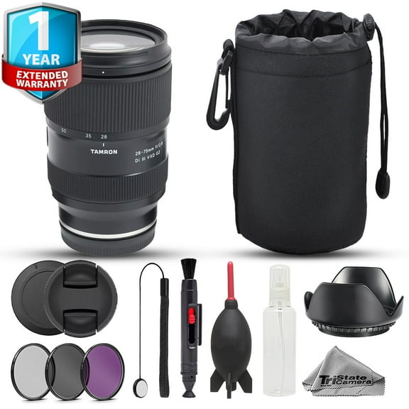 Tamron 28-75mm f/2.8 Di III VXD G2 Lens - 10pc Advanced Bundle   1 Yr Warranty