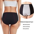 thumbnail image 2 of LEEYNEER Leak Proof Underwear for Woman Cotton Overnight Menstrual Panties Briefs (5Pack), 2 of 6