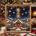 thumbnail image 2 of DIY Christmas Pearl Diamond Art Painting Kit, 7.87in Christmas Pearl Beads Art Craft for Adults & Beginners, Xmas Diamond Dots Beads Painting for Home Wall Decor, 2 of 7