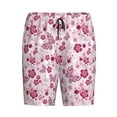 thumbnail image 3 of Yiaed Flower Butterfly for Men's Soft Sleep Pajama Short Lounging Pajama Shorts-Large, 3 of 8
