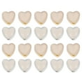 thumbnail image 1 of MasteelfCA 20Pcs Heart Shaped Earring Safety Backs Silicone Earring Backs Stopper, 1 of 7