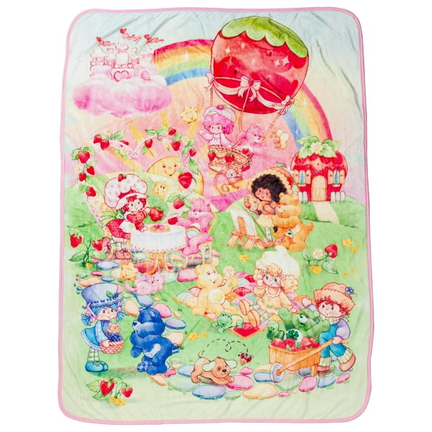 Manta de felpa plateada con diseño de búfalo Care Bears, 45 x 60 cm