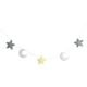 thumbnail image 3 of + Adornos de , Decoración para Colgar en , Colgante Hecho , Artesanías , Gris amarillo perfecl Decoración de pared de estrellas, 3 of 7
