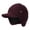 Wine Red, variant on Winter Beanie with Brim and Ear Flaps, Outdoor Warm Fleece Lined Knit Hat Stocking Caps for Men Women (Wine Red)