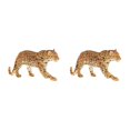 thumbnail image 3 of Guardoinrt Simulation Interactive Modèle de Figurines d'Animaux pour les Enfants Jouets Éducatifs Léopard 2Set, 3 of 6