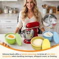 thumbnail image 4 of GVODE 3-Pack Silicone Bowl Liners with Lids for KitchenAid 4.5-5 Qt Tilt-Head Stand Mixers, 4 of 7