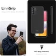 thumbnail image 3 of TUDIA LINNGrip Samsung Galaxy A14 4G/5G Case Enhanced Grip Shockproof Slim -  Black, 3 of 7