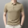thumbnail image 4 of Men's Summer Shirts Short Sleeve Polo Shirt Cool Shirt, 4 of 7