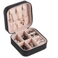 thumbnail image 1 of Portable Jewellery Box with Zipper Mini Travel Jewellery Storage Container For Earrings Rings, 1 of 3