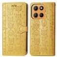 thumbnail image 1 of Funda Cartera FOXDOCK para Motorola Moto G15 , Flip PU con Relieve de Gatos y Perros, Tarjetero y Soporte, 1 of 6