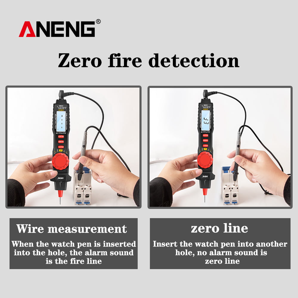 ANENG A3004 Digital Multimeter Non-Contact ACV/DCV Electric Home Handheld B1Y5 