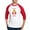 Red/White, variant on CafePress - Canadian Chick Baseball Jersey - Cotton Baseball Jersey, 3/4 Raglan Sleeve Shirt