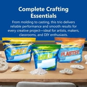 Perfect Plaster for Pottery and Ceramic Slip Casting Molds, Water-Based Powder Material for DIY Mold Making, Clay Reclaim Slabs, Sculptures and Crafts, Fast-Curing - 4 lb Bag