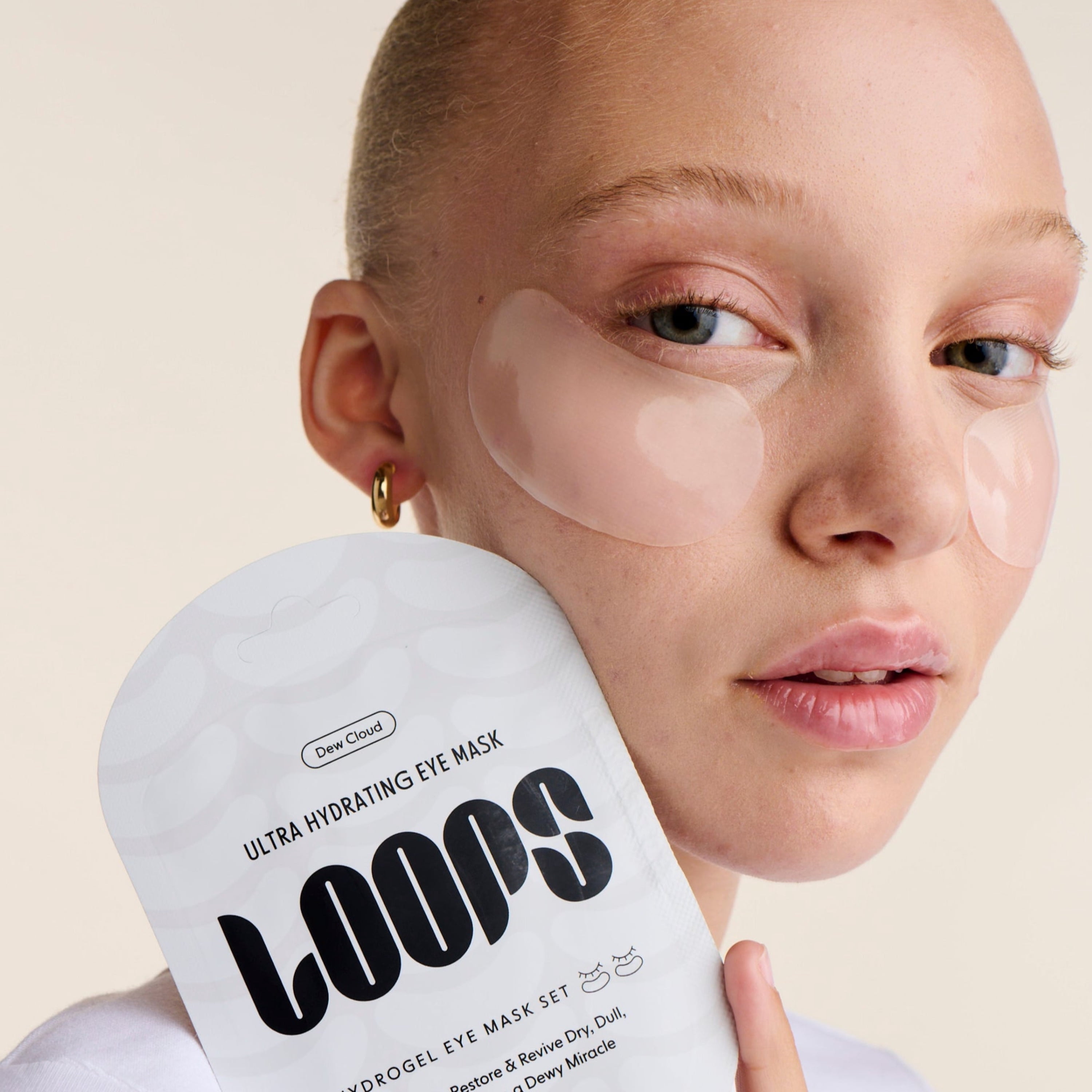 LOOPS Dew Cloud Ultra Hydrating Hydrogel Eye Mask | Plumping & Firming | 5 Pack