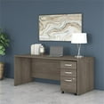 thumbnail image 2 of Studio C 72W x 30D Office Desk with Drawers in Modern Hickory - Engineered Wood, 2 of 9