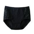 thumbnail image 2 of Sakmal Womens Underwear Cotton Butt Lifting Briefs Panties Soft Black Ladies Panties L, 2 of 5