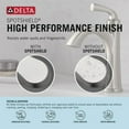 thumbnail image 6 of Delta Arvo Two-Handle Centerset Bathroom Faucet - 25840LF-BL - Matte Black, 6 of 7