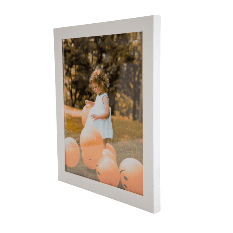 Modern White 36x44 Picture Frame Wood Gallery Wall - 36 x 44