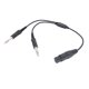 thumbnail image 2 of Cable adaptador de auriculares de 5 pines Cable de auriculares de aviación Montaje fácil de instalar Fácil de usar Durable para enchufe XLR a GA, 2 of 8