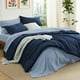 thumbnail image 1 of Set de Edredón Bedsure King Size Azul Marino 7 Piezas Para Todas las Estaciones, 1 of 8