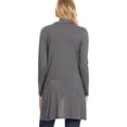 thumbnail image 4 of Women's Classic Long Sleeve Cardigan with Side Pockets for Everyday Wear, 4 of 6
