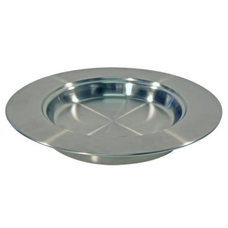 Fine Stainless Steel Serveware - Communion Stacking Bread Plate - Stainless Steel - 10
