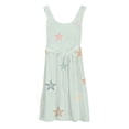 thumbnail image 4 of Ruyang Girls Hawaiian Vacation Dresses Star Print Swing Sleeveless Tank Sundress Summer Stretchy Beach A-Line Maxi Dresses, 4 of 4