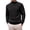 Black, variant on Voska Mens Sweater Crewneck Cable Knit Pullover Twist Textured, Regular Fit, Long Sleeve, Solid Color, Warm, Fall Winter Clothing Black L
