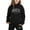 Black, variant on WOYY Toddler Girls Tracksuit Letter Print Hoodie Sweatshirt Jogger Pants Set, Sizes 2-3T